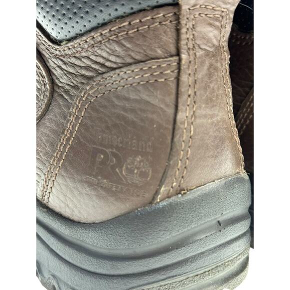 Timberland Pro Womens Titan Alloy Toe Waterproof Boot Brown Size 8 M - Picture 9 of 14